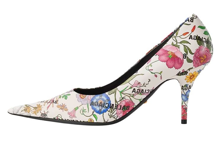 GUCCI/古驰 Balenciaga x Gucci The Hacker Project Knife Floral White