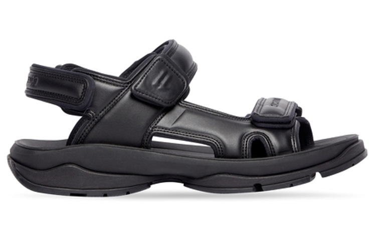 Balenciaga Tourist Sandals Black — фото 1