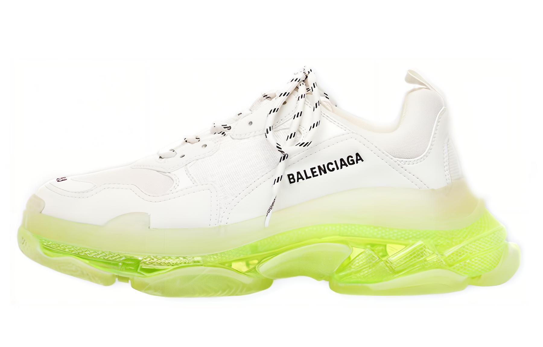 Balenciaga Triple S White Green
