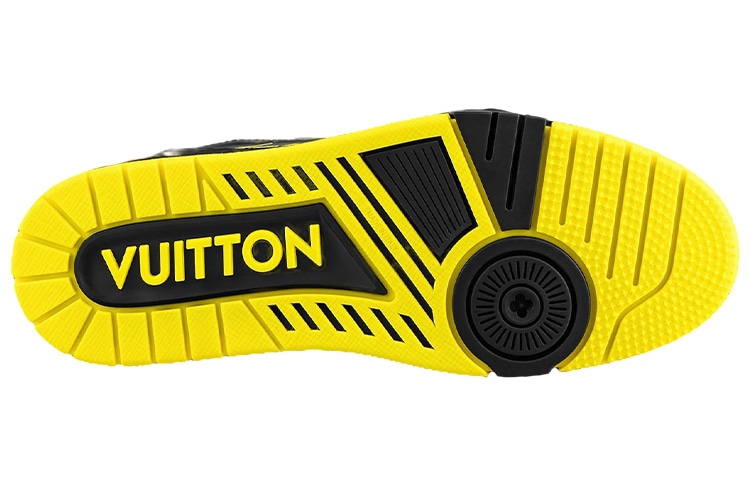 Louis Vuitton Trainer Black Yellow — фото 4