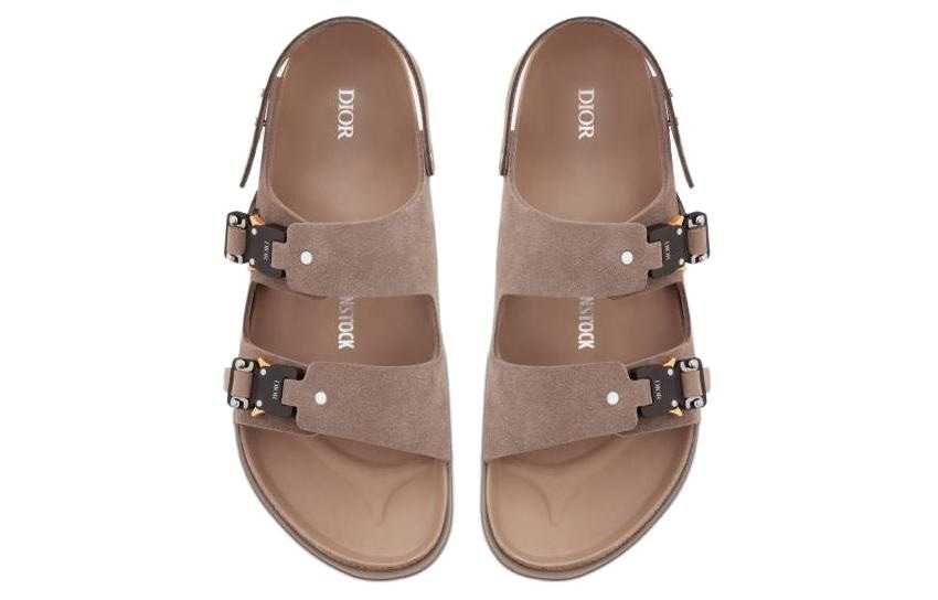 Dior Birkenstock x Dior Milano Brown — фото 3