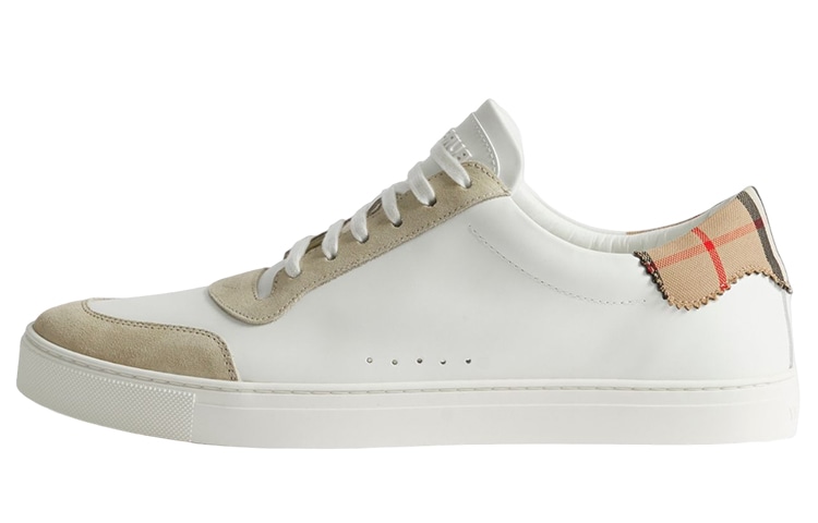 Кроссовки Burberry Low-Top Sneakers White Brown