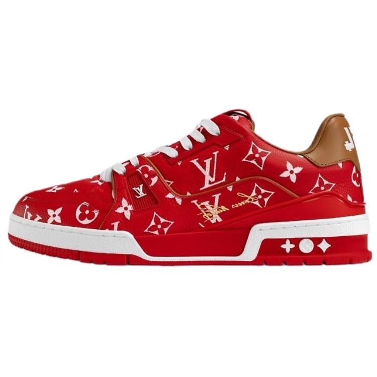 Кроссовки Louis Vuitton Trainer Red