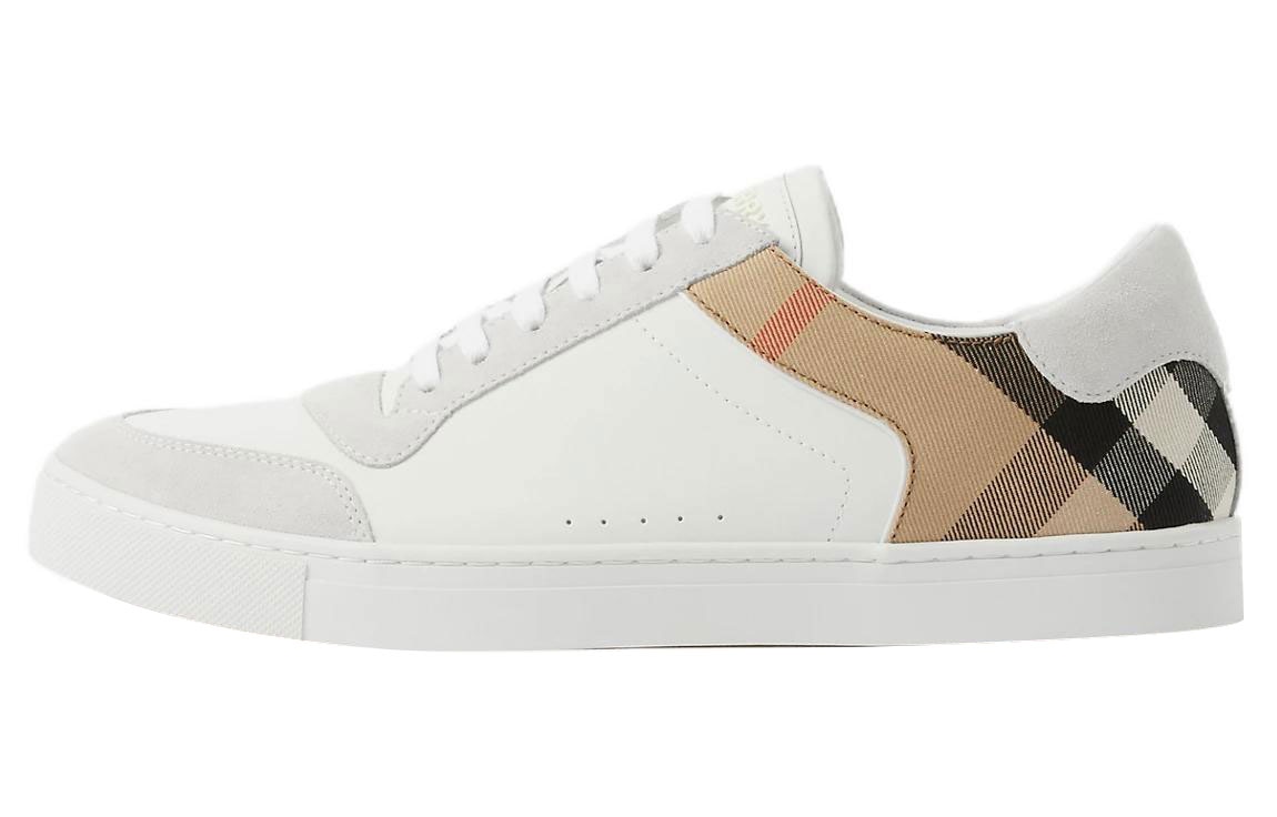 Кроссовки Burberry House Check Suede Leather Sneakers