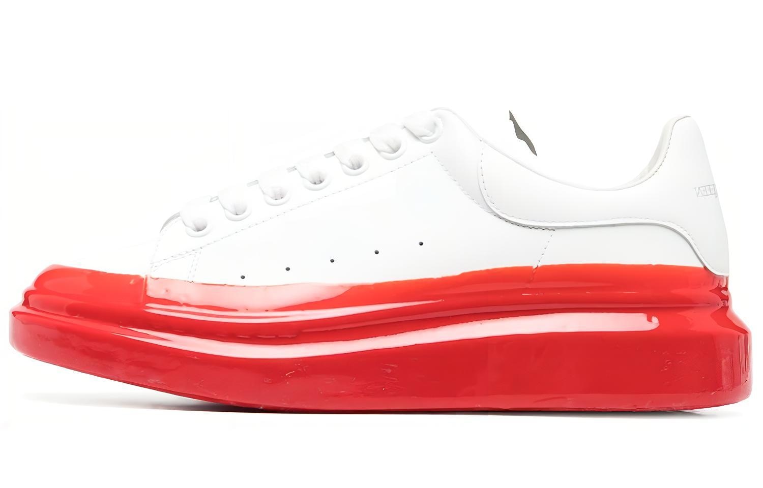 Alexander McQueen Oversized Sneakers White Red