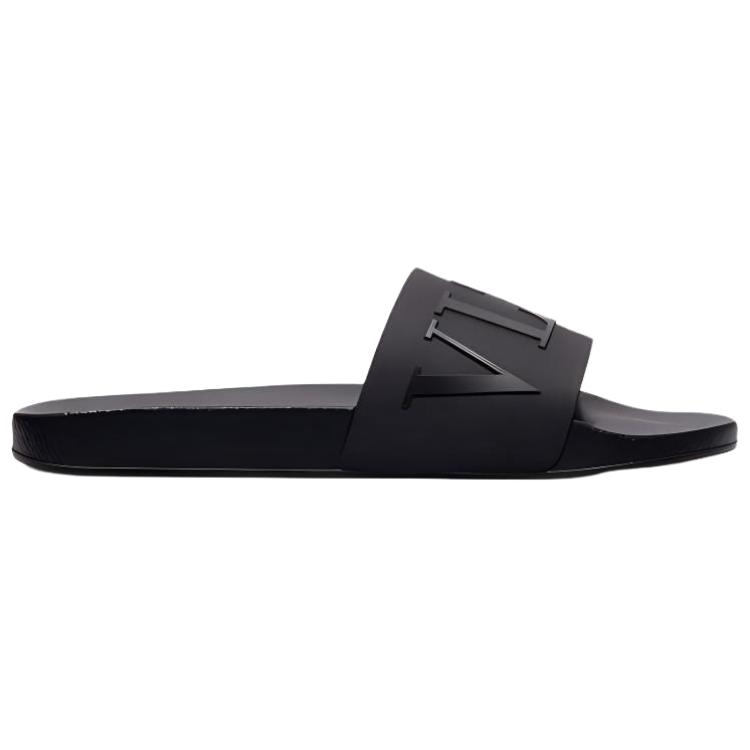 Valentino Slide Sandals Black — фото 1
