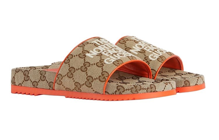 Gucci The North Face x Gucci Classic GG Canvas Slides — фото 1