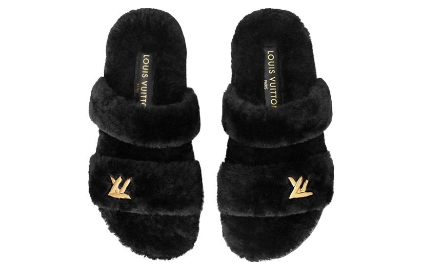 Louis Vuitton Slide Sandals Black — фото 3