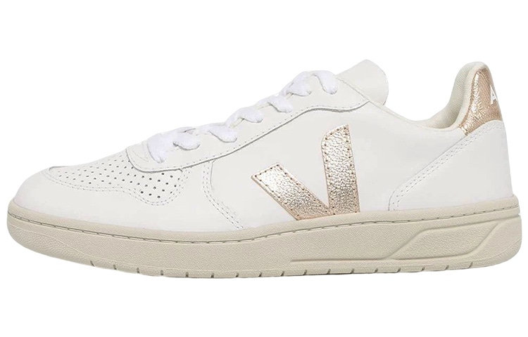 VEJA Low Top White Gold