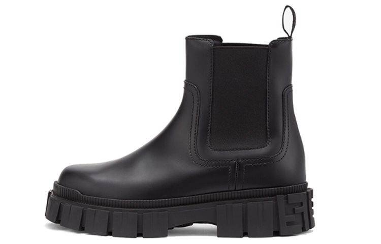 FENDI/芬迪 Fendi Force Chelsea Boots Black