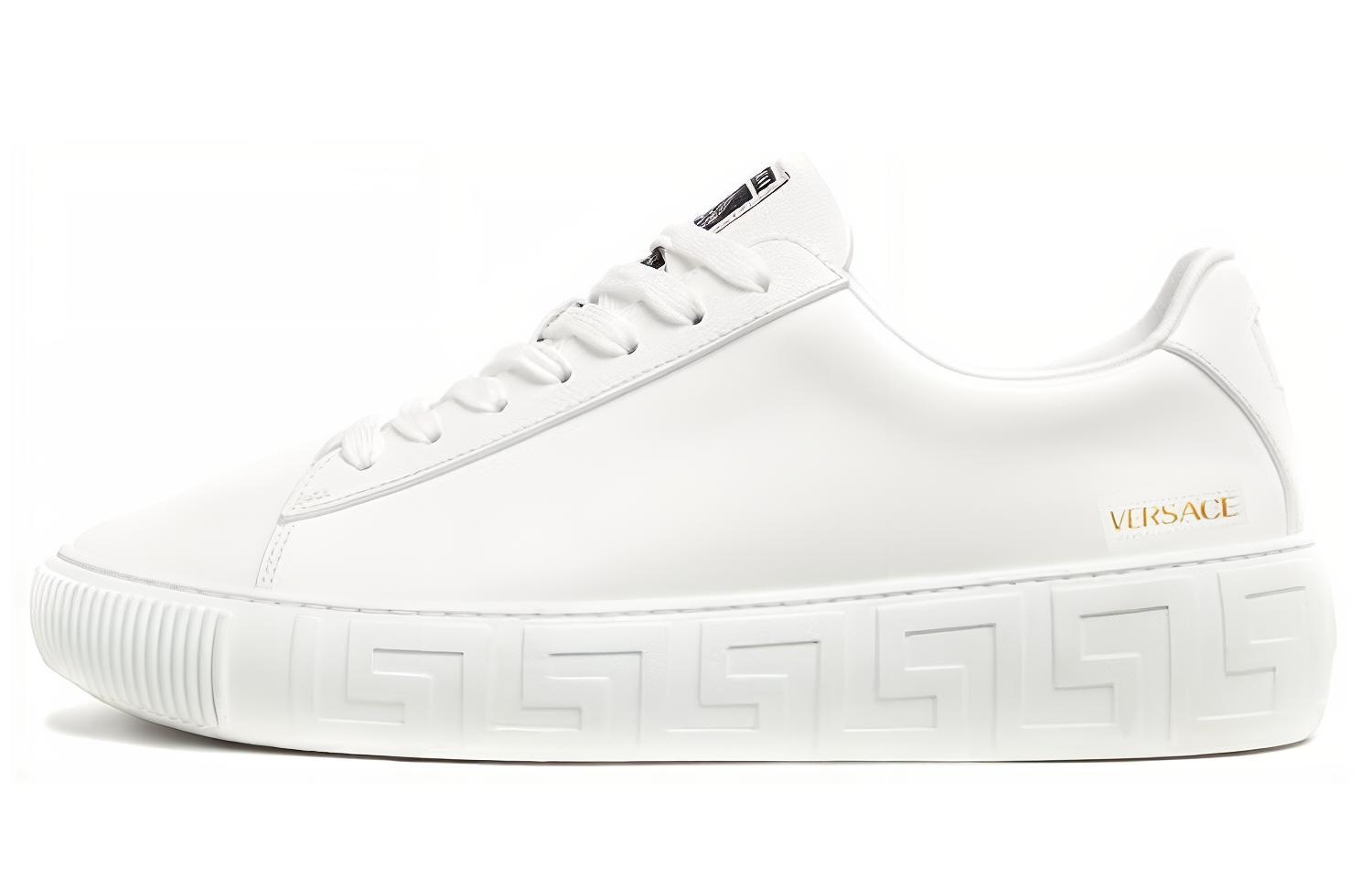 VERSACE/范思哲 Versace Greek Key Sneakers White