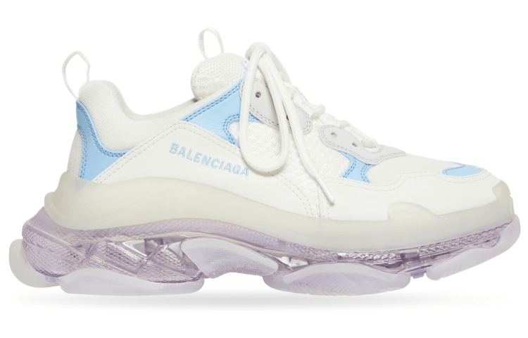 Balenciaga Triple S White Blue Purple — фото 1