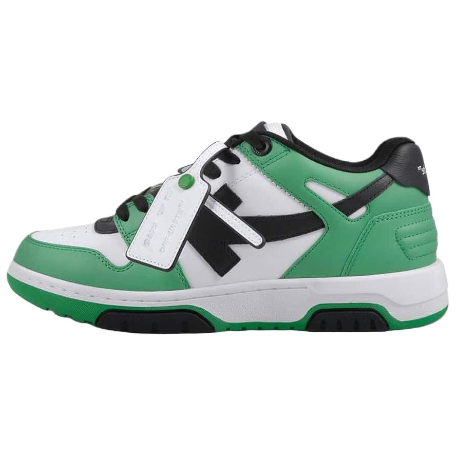 Кроссовки OFF-WHITE Low Top Sneakers Black Green