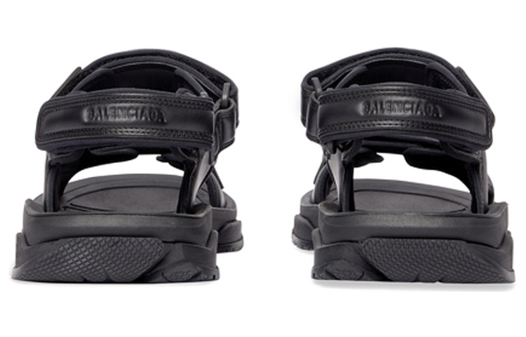 Balenciaga Tourist Sandals Black — фото 5