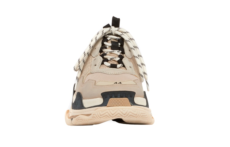Balenciaga Triple S Beige Black — фото 2