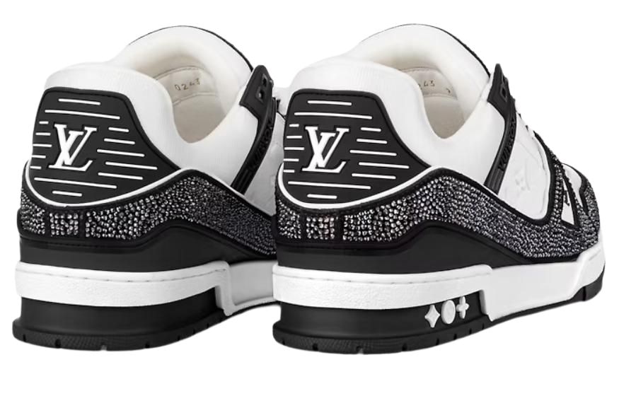 Louis Vuitton Trainer Black White — фото 2