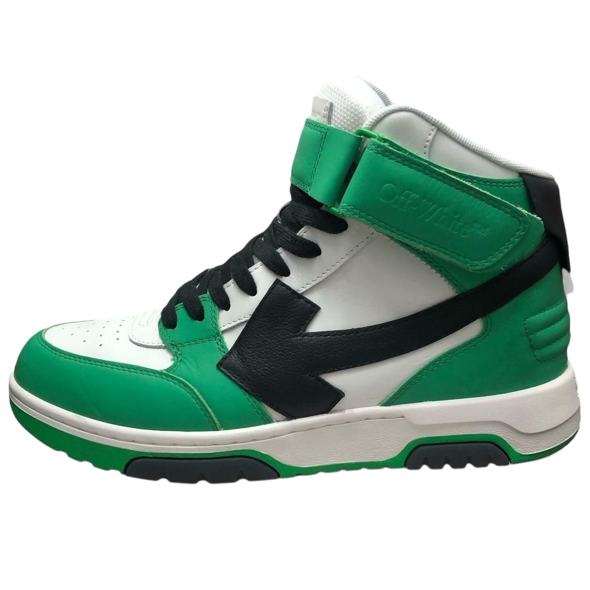 Кроссовки OFF-WHITE Out Of Office Green Black
