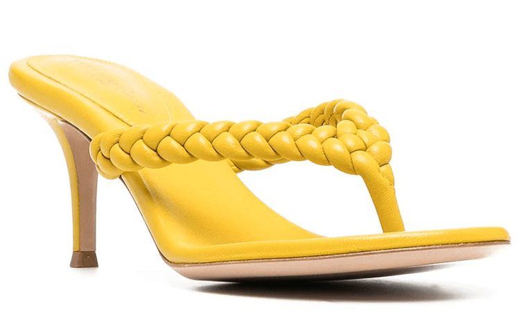 GIANVITO ROSSI Тапочки (Арт. G19060.70RIC.NAPMIMOSA) — фото 2
