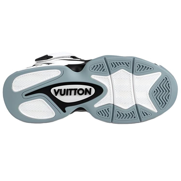 Louis Vuitton Trainer 2 White Black Floral — фото 4