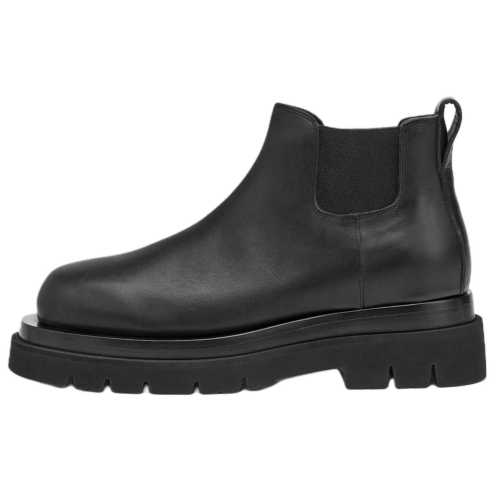 Bottega Veneta/葆蝶家 Bottega Veneta Lug Chelsea Boots Black