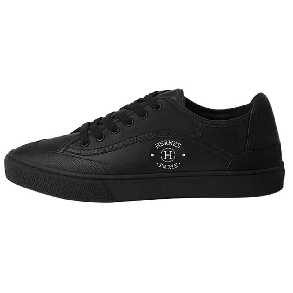 Кроссовки HERMES/爱马仕 Hermes Epsom Low Top Sneakers Black