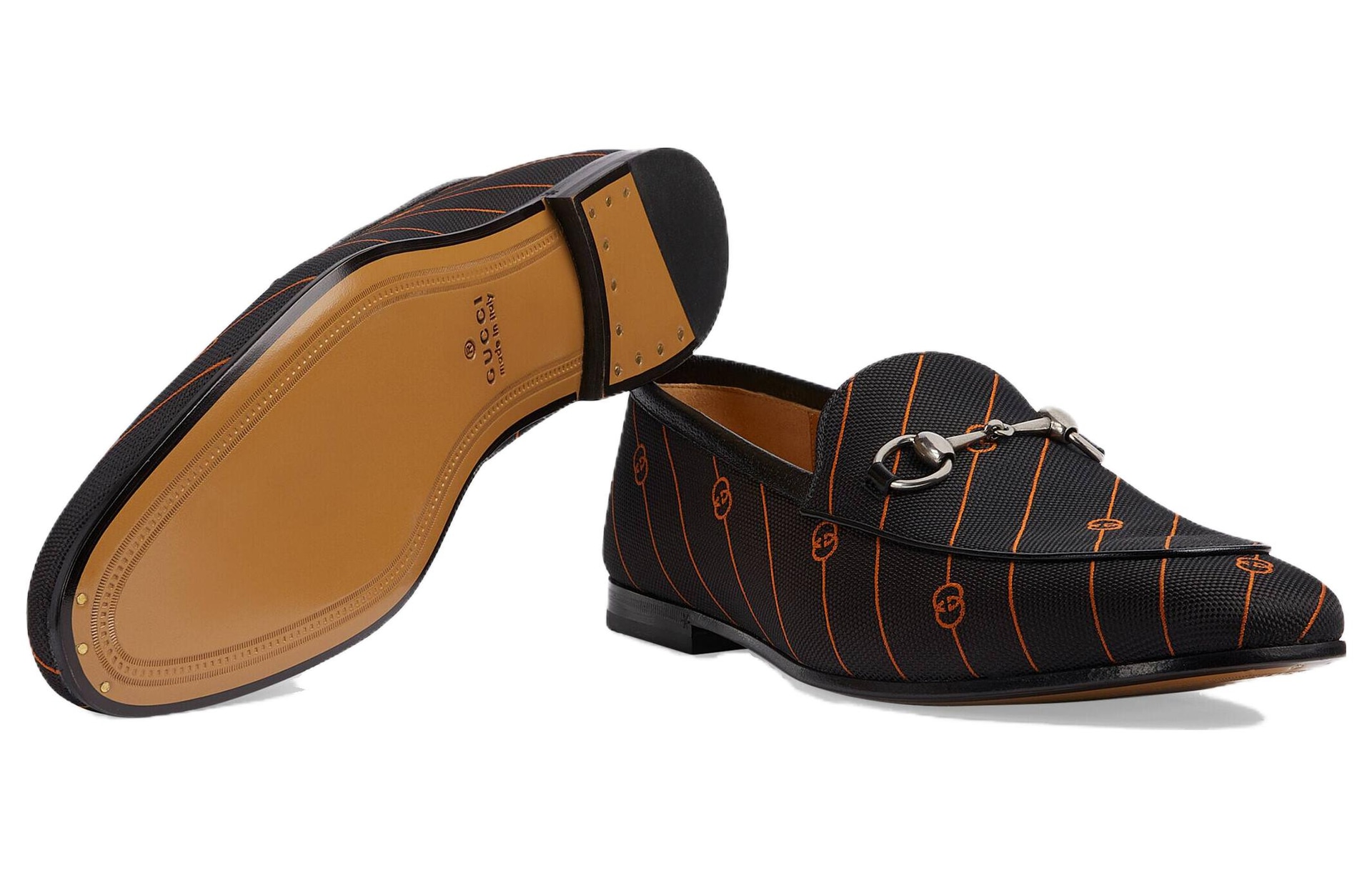 Gucci Jordaan Double G Loafers Black — фото 5