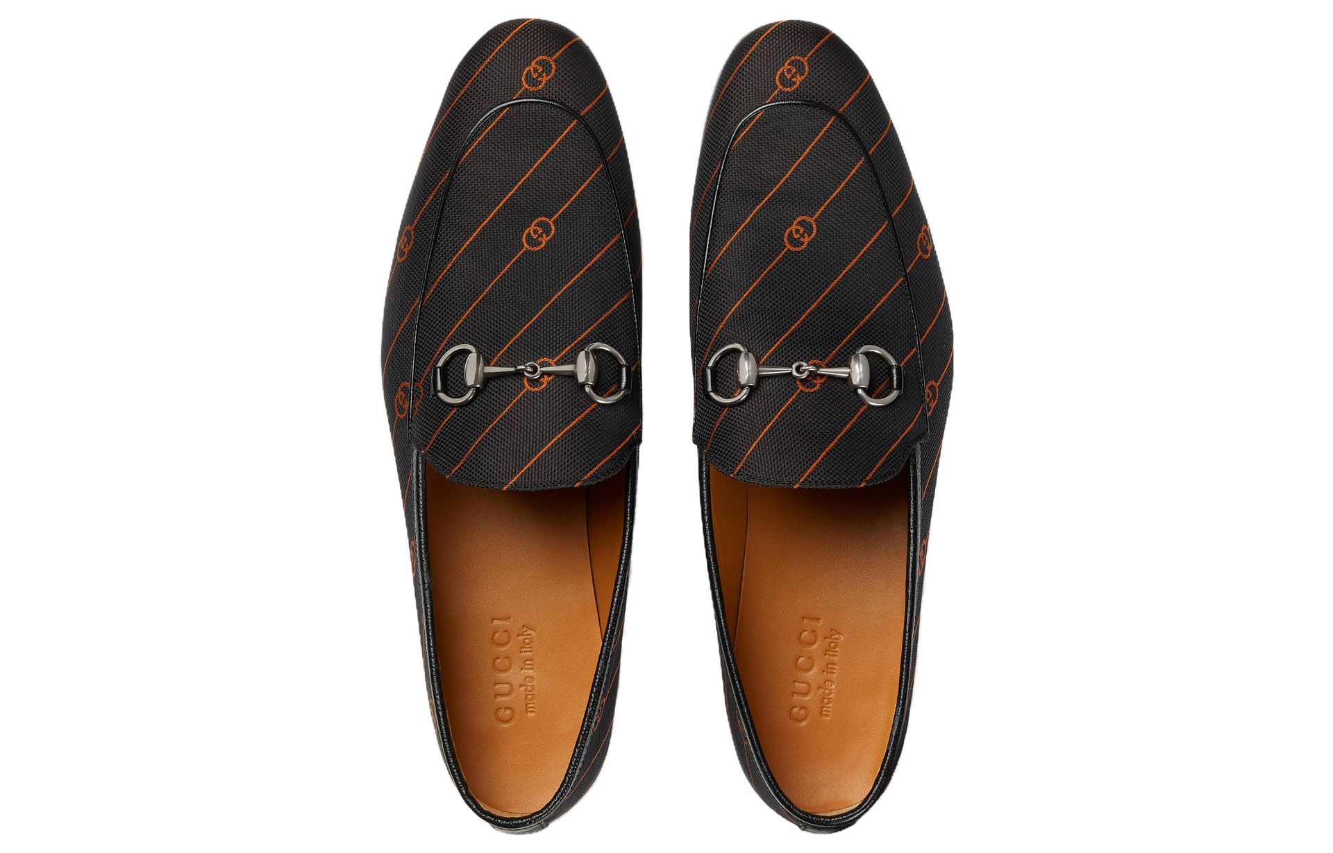 Gucci Jordaan Double G Loafers Black — фото 3