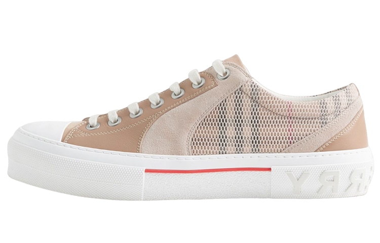 Кроссовки Burberry Vintage Low Top Sneakers Beige