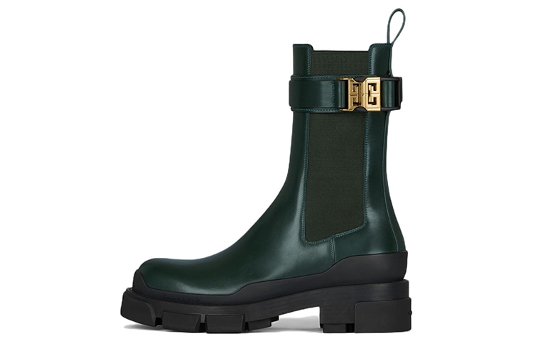 Ботинки Givenchy/纪梵希 Givenchy Terra Chelsea Boots Green