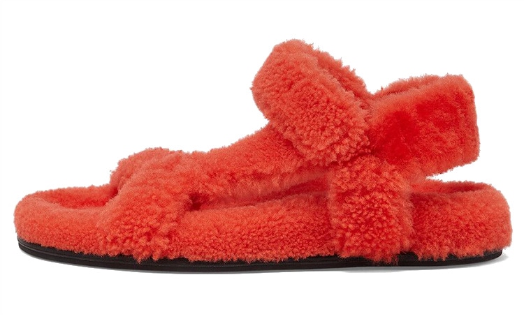 FENDI/芬迪 Fendi Flat Sandals Red
