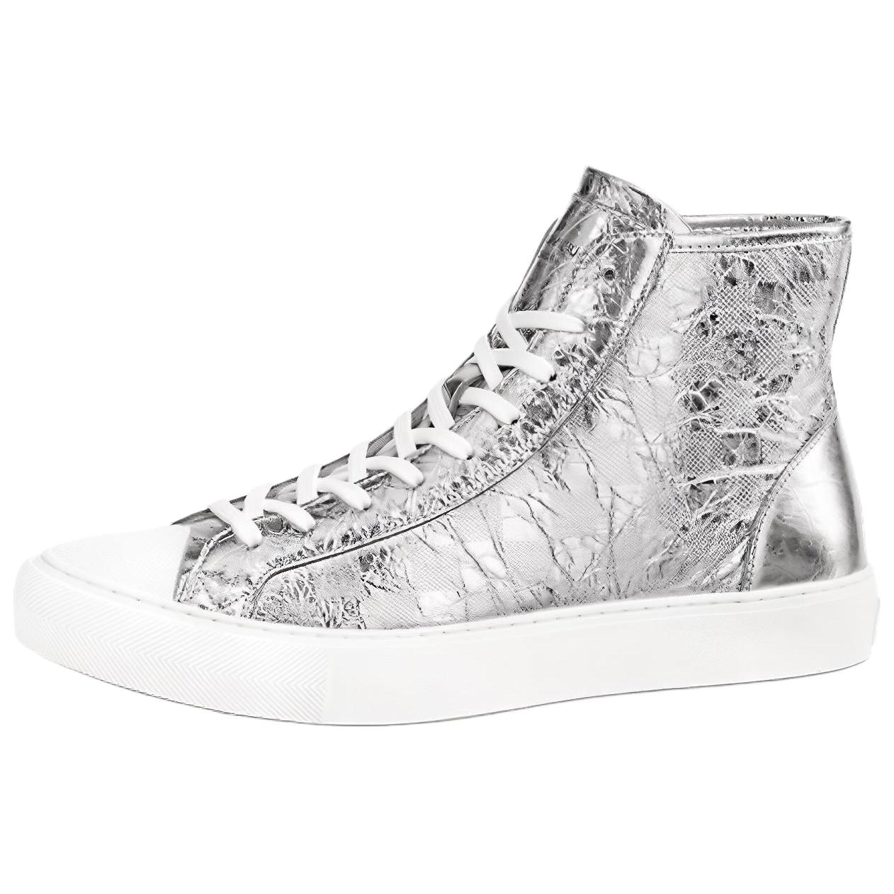 Кроссовки Louis Vuitton Tattoo High Top Silver