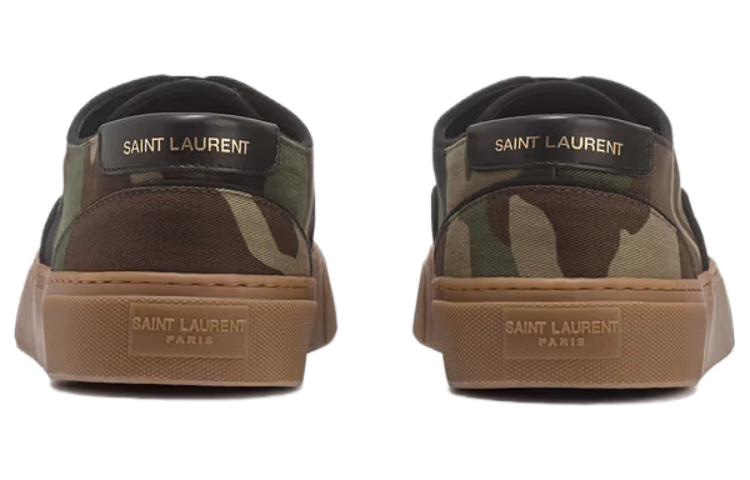 Saint Laurent Camo Low Sneakers — фото 3