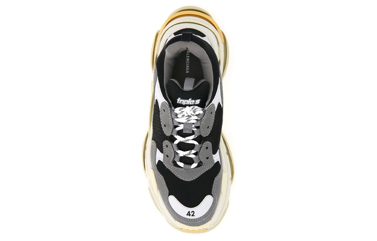Balenciaga Triple S Grey Yellow — фото 2