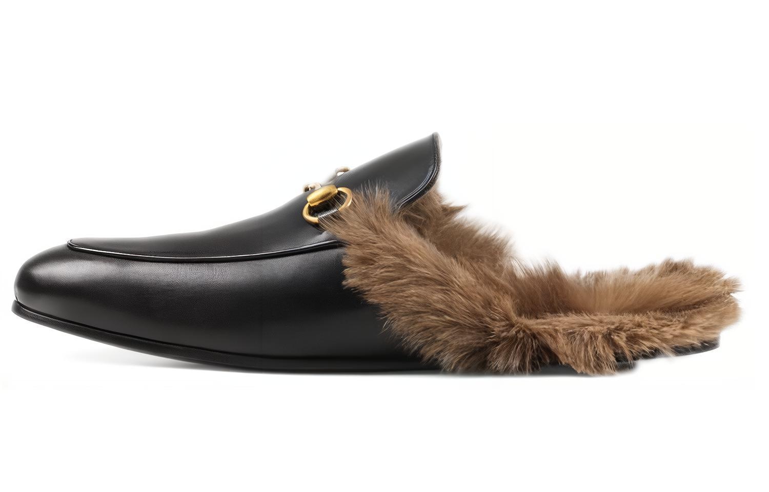 GUCCI/古驰 Gucci Princetown Black