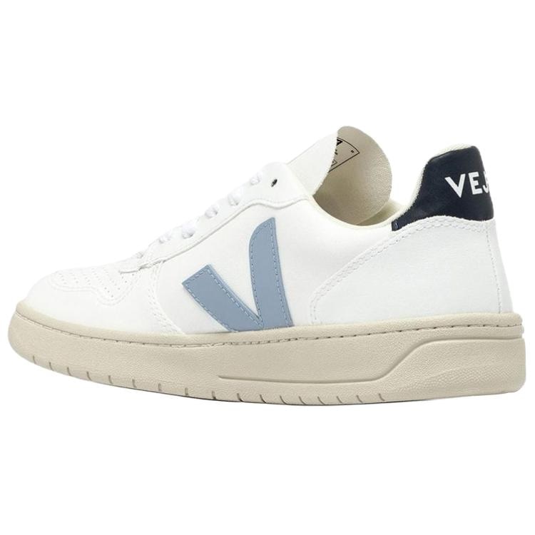 Veja V-10 PU White Blue — фото 3