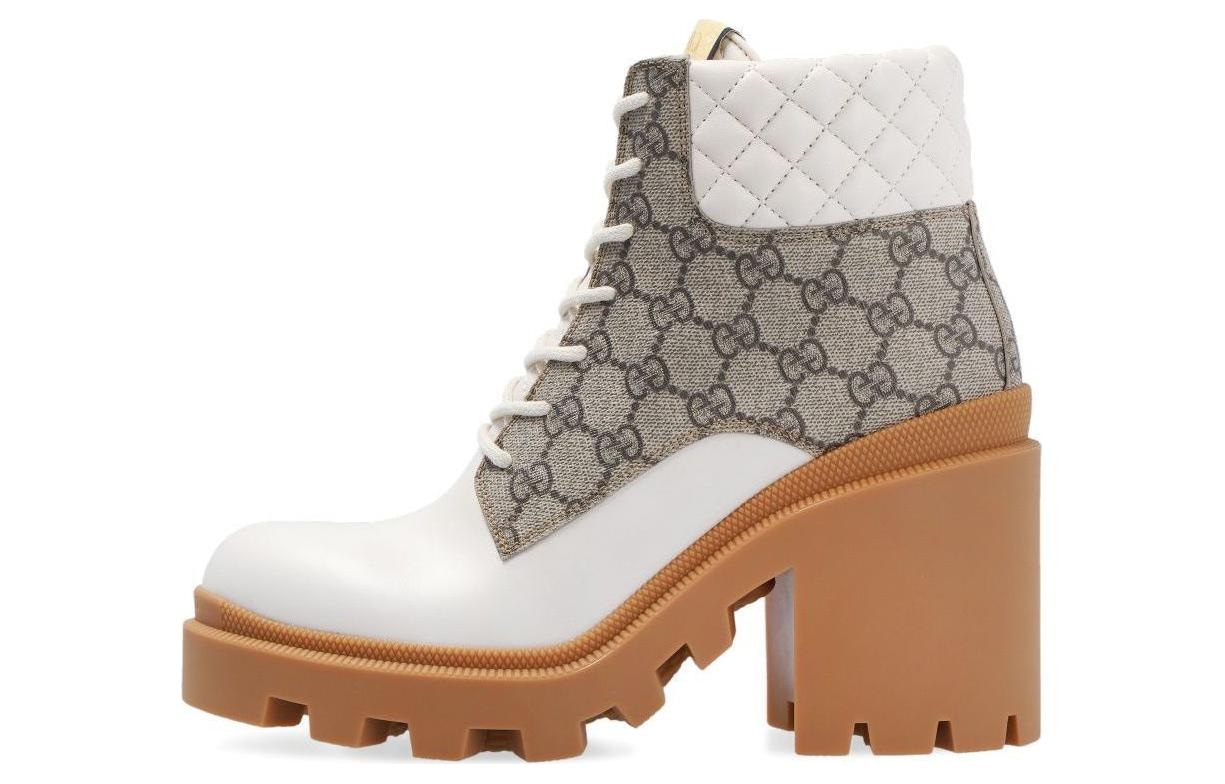 GUCCI/古驰 Gucci GG Supreme Ankle Boots