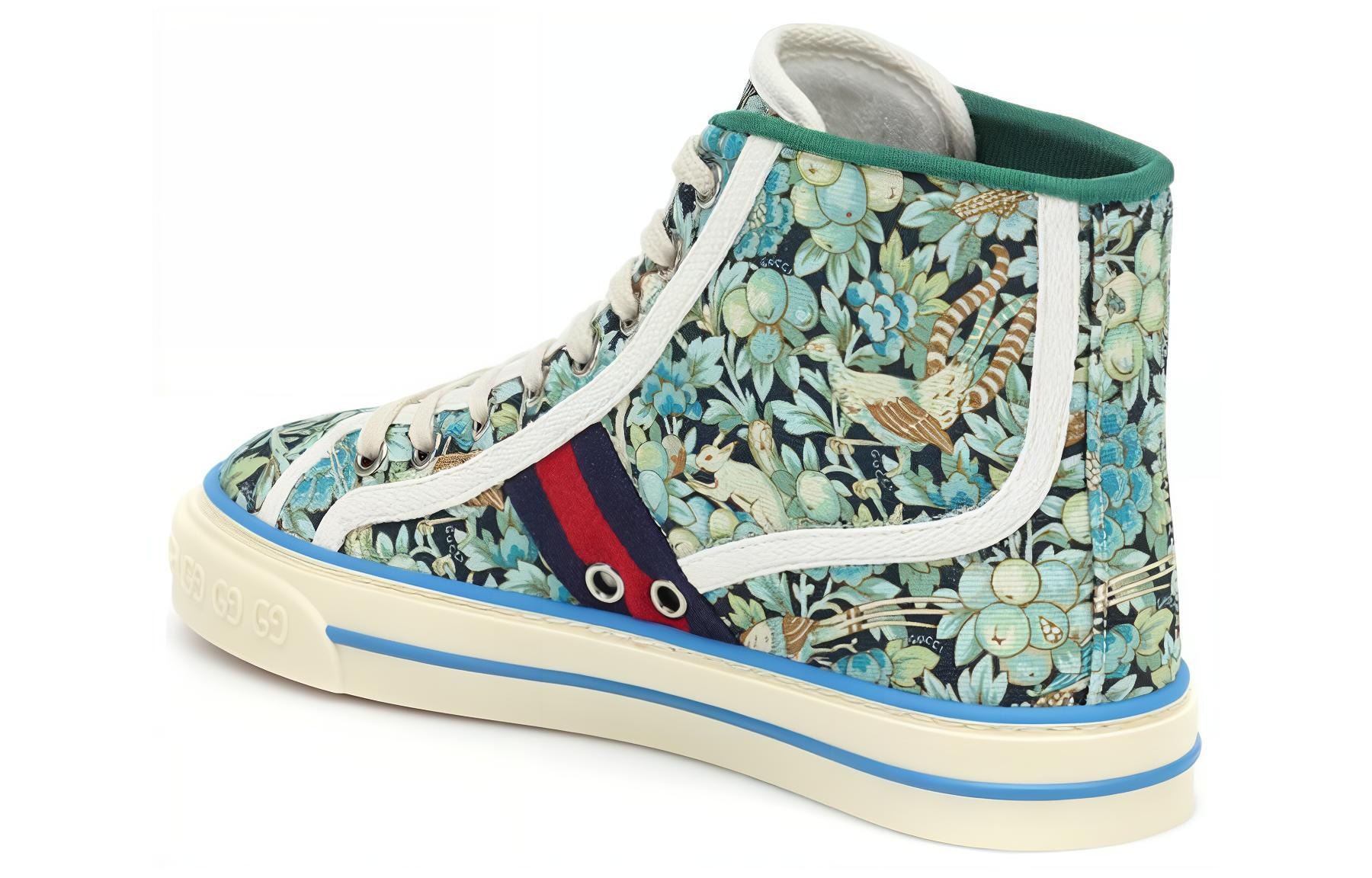 Gucci High-Top Sneakers Green — фото 2