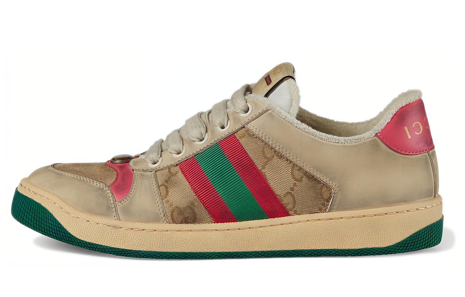 GUCCI/古驰 Gucci Screener Leather Sneaker