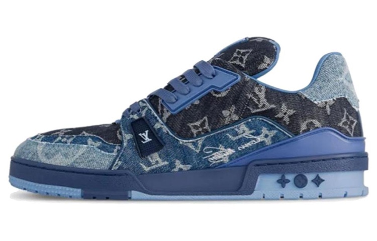 Кроссовки Louis Vuitton Trainer Blue