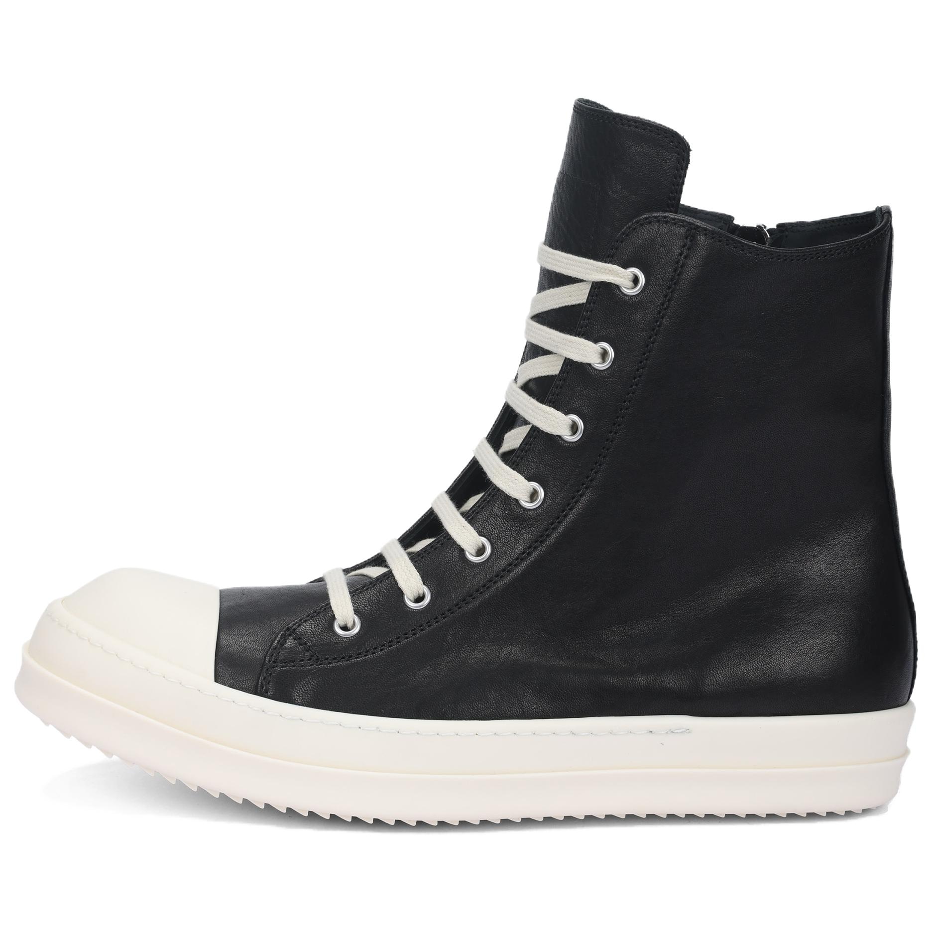 Rick Owens RO High Top Sneakers Black
