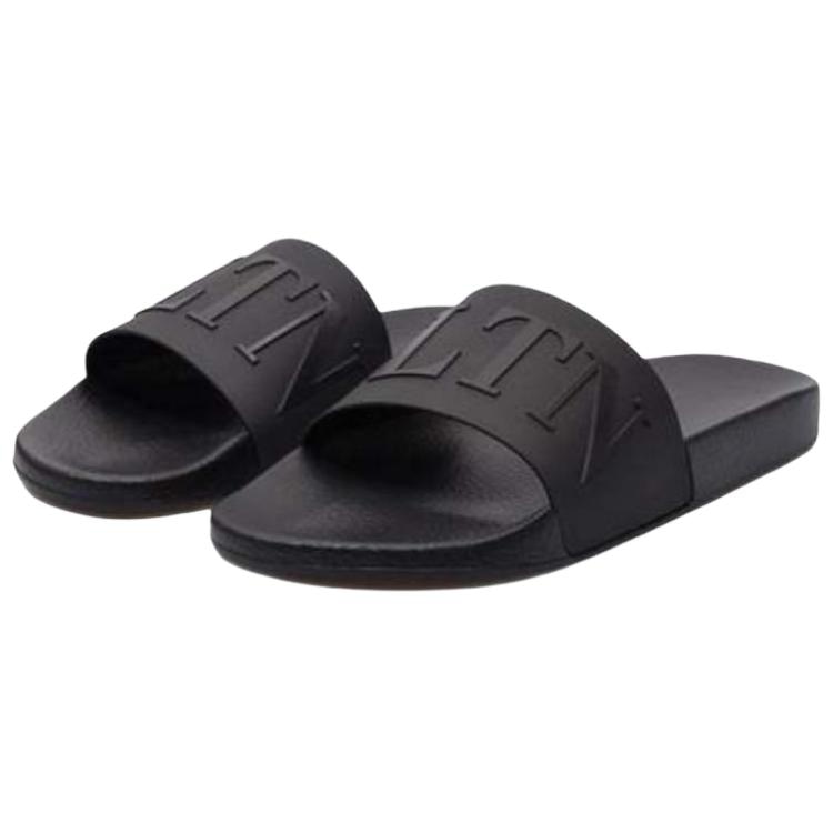 Valentino Slide Sandals Black — фото 2