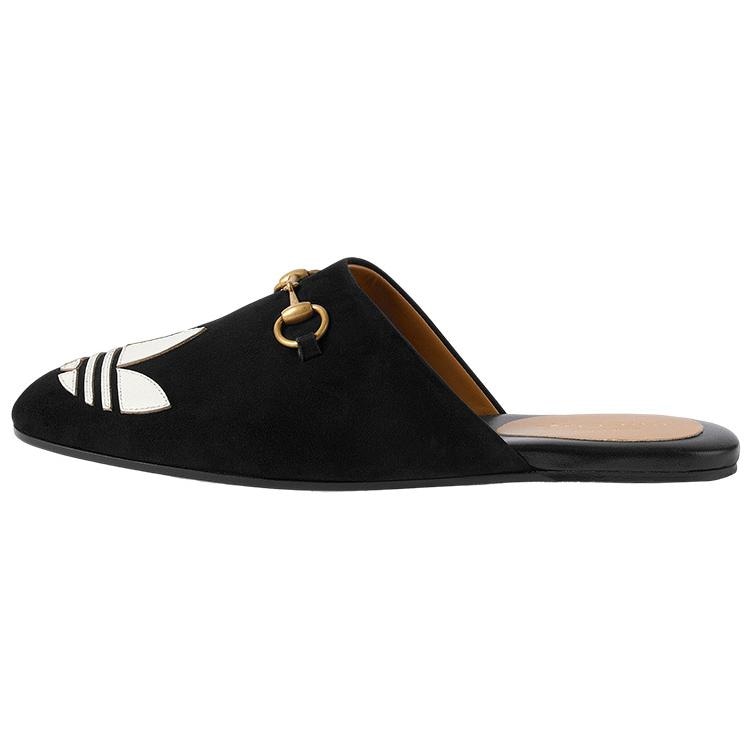 Gucci adidas x Gucci Trefoil Slipper Black