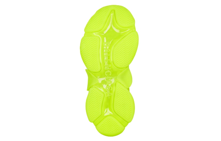 Balenciaga Triple S Clear Sole Fluorescent Yellow — фото 5