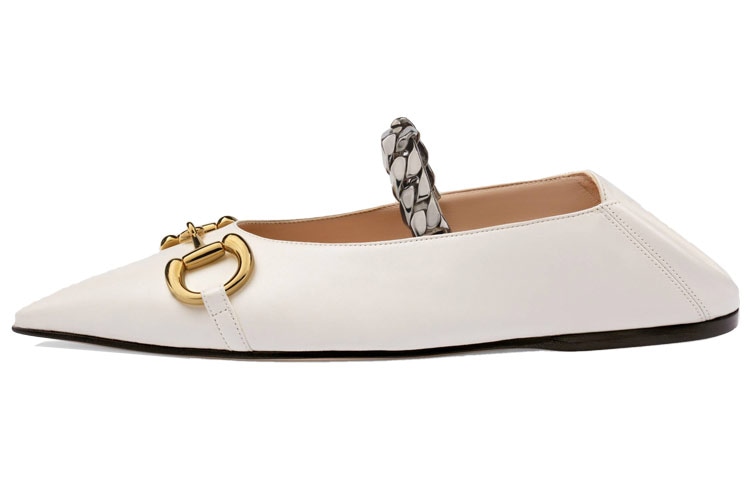 Gucci Horsebit Loafer White