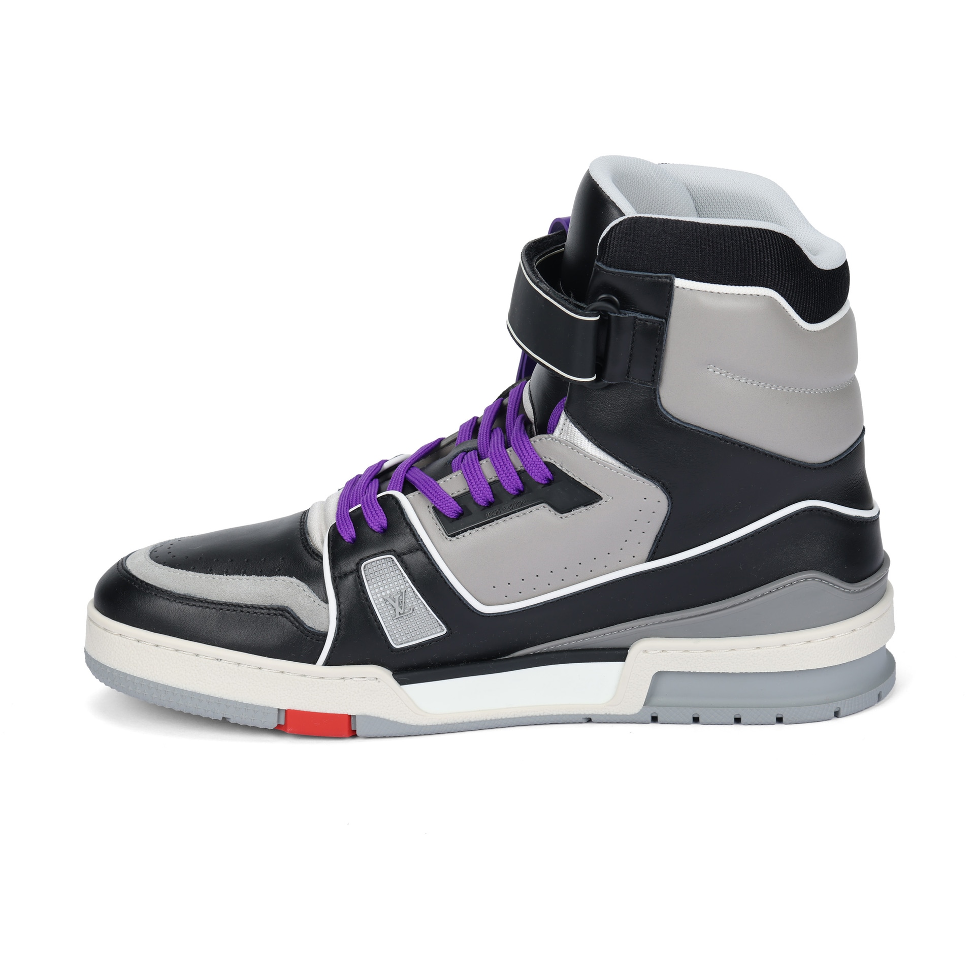 Louis Vuitton Trainer High Top Grey Black — фото 5