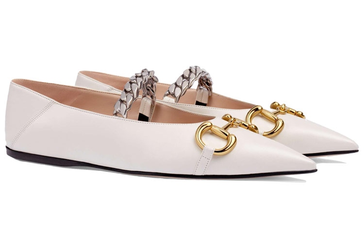 Gucci Horsebit Loafer White — фото 1