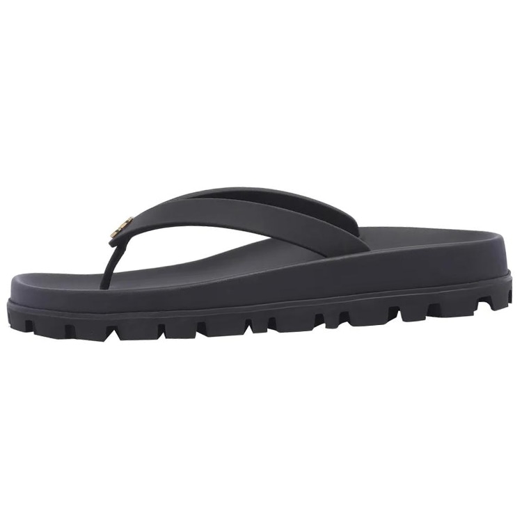 Miu Miu Platform Thong Sandals Black