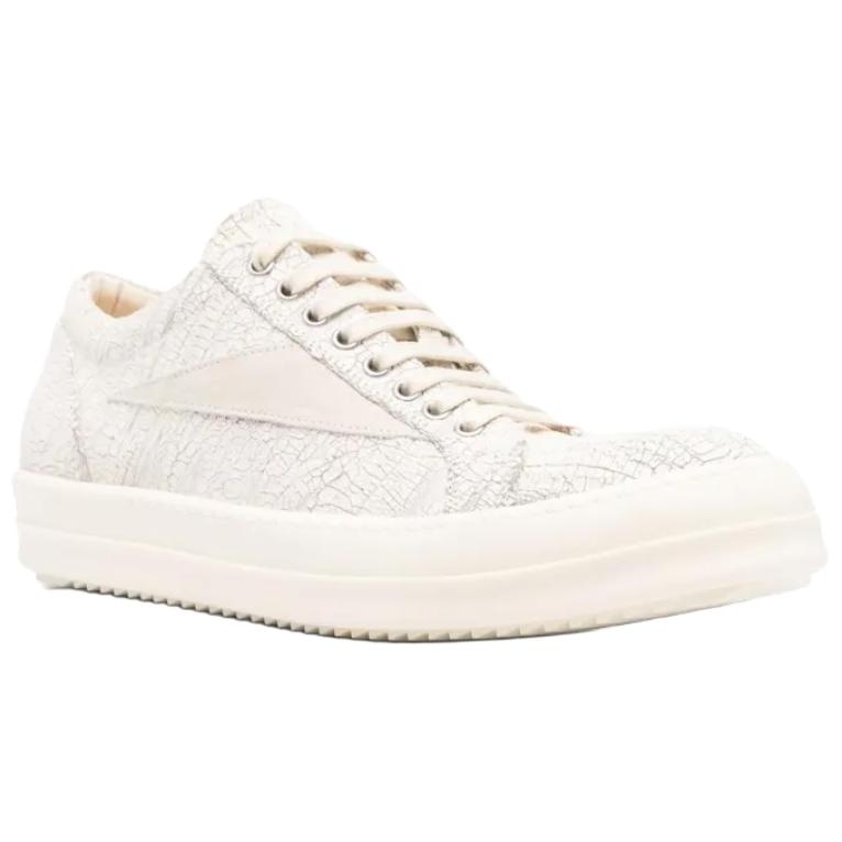 Rick Owens Drkshdw Low Top Sneakers White — фото 2