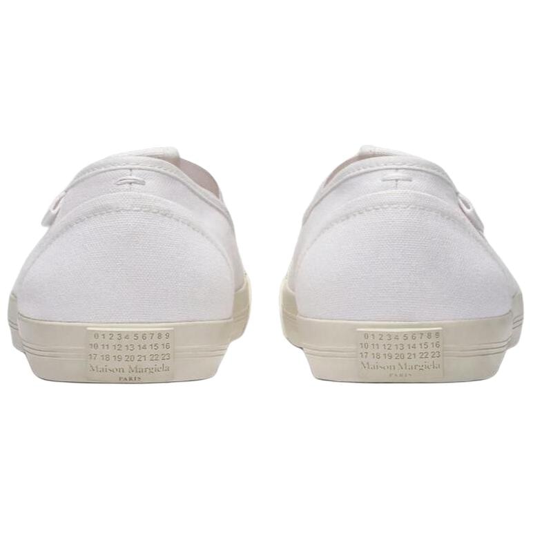 Maison Margiela Tabi Canvas Low White — фото 4