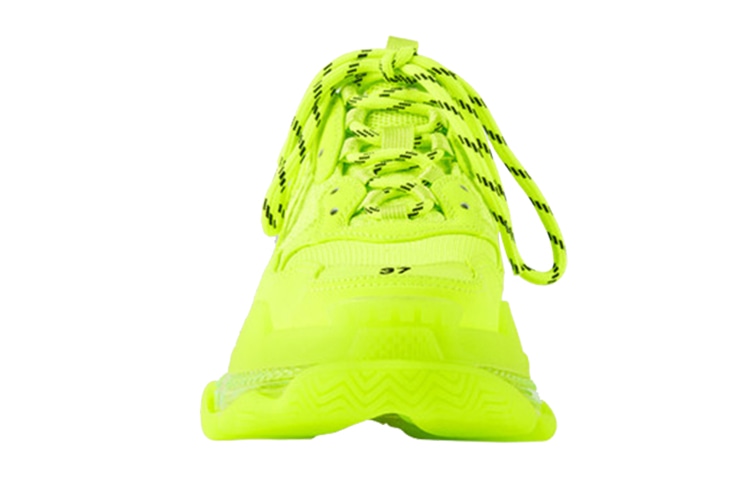 Balenciaga Triple S Clear Sole Fluorescent Yellow — фото 2